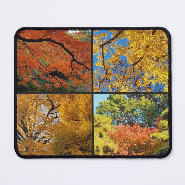 Item preview, Japanese Garden collage - autumn leaves - fall foliage designed and sold by TalBright.