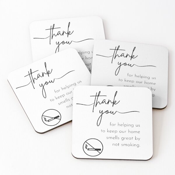 Item preview, No Smoking Sign | Minimalistic Poster for home, airbnbs, guesthouses designed and sold by harmoneer.