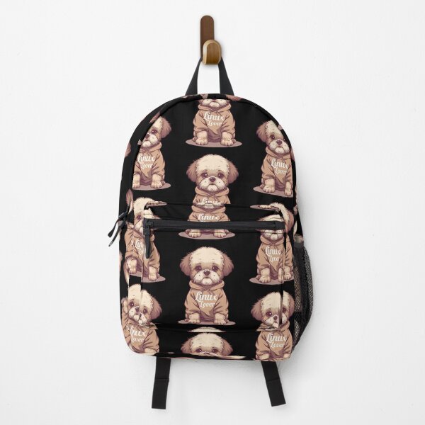 Item preview, Linux Lover Dog — Cute Dog in Hoodie designed and sold by Malfinio.