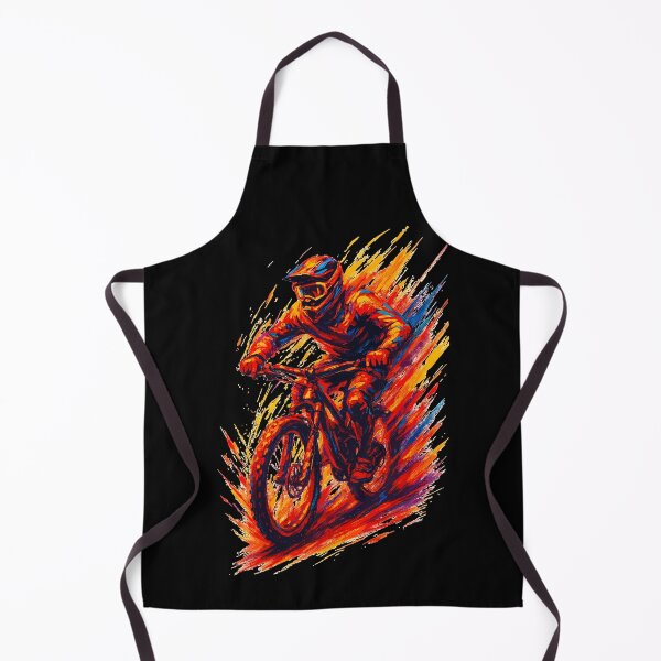 Item preview, Mountain biking, mountain biker, MTB, cool, vibrant colors, gift designed and sold by Pineapple-Tree.