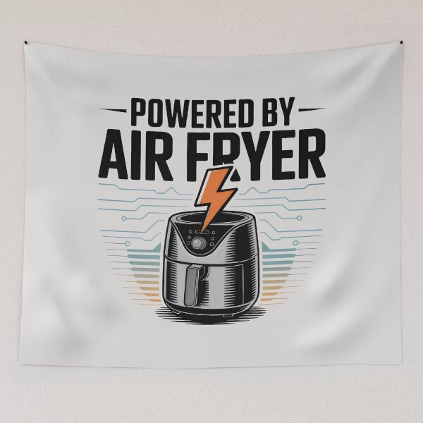 Item preview, Powered by Air Fryer Funny Kitchen Tech Energy Design designed and sold by SplashTastic.
