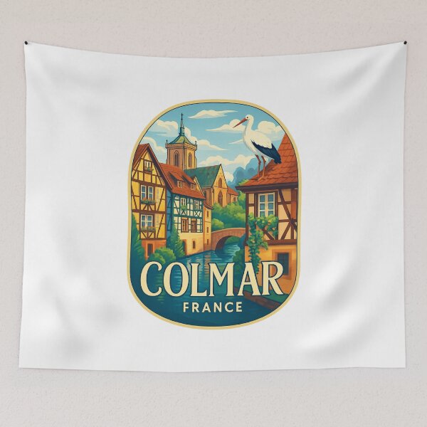 Item preview, Colmar France – Cathedral Views and Alsatian Architecture designed and sold by Aryabek.