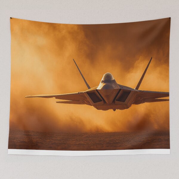 Item preview, Stealth Jet Over Arid Silence designed and sold by Skyframe Aviation.