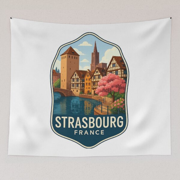 Item preview,  Strasbourg France – Cathedral Views from Petite France designed and sold by Aryabek.