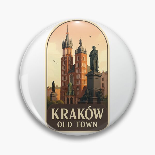 Item preview, Kraków Old Town – St. Mary's Basilica and Adam Mickiewicz Monument designed and sold by Aryabek.