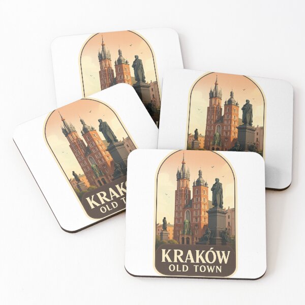 Item preview,  Kraków Old Town – St. Mary's Basilica and Adam Mickiewicz Monument designed and sold by Aryabek.