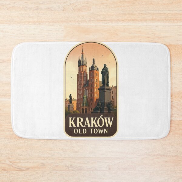 Item preview,  Kraków Old Town – St. Mary's Basilica and Adam Mickiewicz Monument designed and sold by Aryabek.