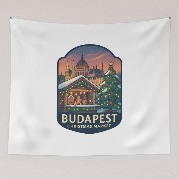 Item preview,  Budapest Christmas Market – Parliament Building and Festive Stalls designed and sold by Aryabek.
