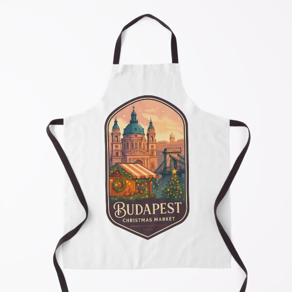 Item preview, Budapest Christmas Market – St. Stephen’s Basilica and Chain Bridge designed and sold by Aryabek.