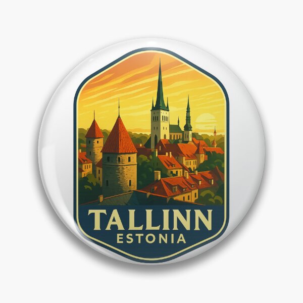 Item preview,  Tallinn Estonia – Medieval Towers at Sunset designed and sold by Aryabek.