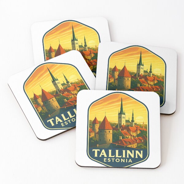 Item preview,  Tallinn Estonia – Medieval Towers at Sunset designed and sold by Aryabek.