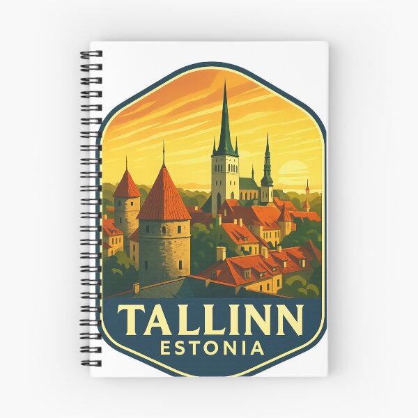 Item preview,  Tallinn Estonia – Medieval Towers at Sunset designed and sold by Aryabek.