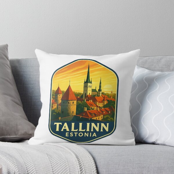Item preview,  Tallinn Estonia – Medieval Towers at Sunset designed and sold by Aryabek.