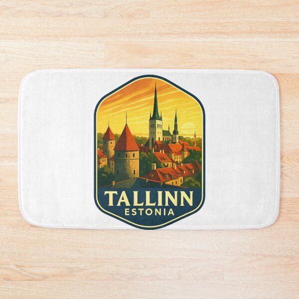 Item preview,  Tallinn Estonia – Medieval Towers at Sunset designed and sold by Aryabek.