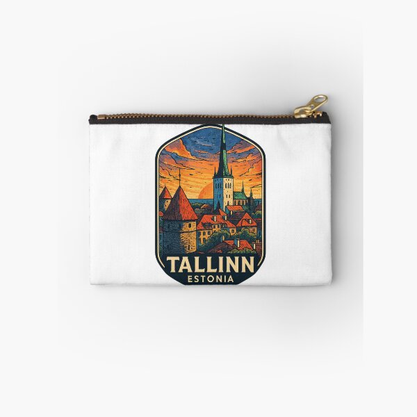 Item preview,  Tallinn Estonia – St. Olaf’s Church and Historic Skyline designed and sold by Aryabek.