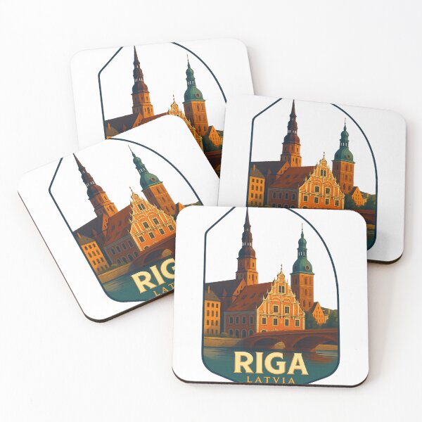 Item preview,  Riga Latvia – House of the Blackheads and Dome Cathedral designed and sold by Aryabek.