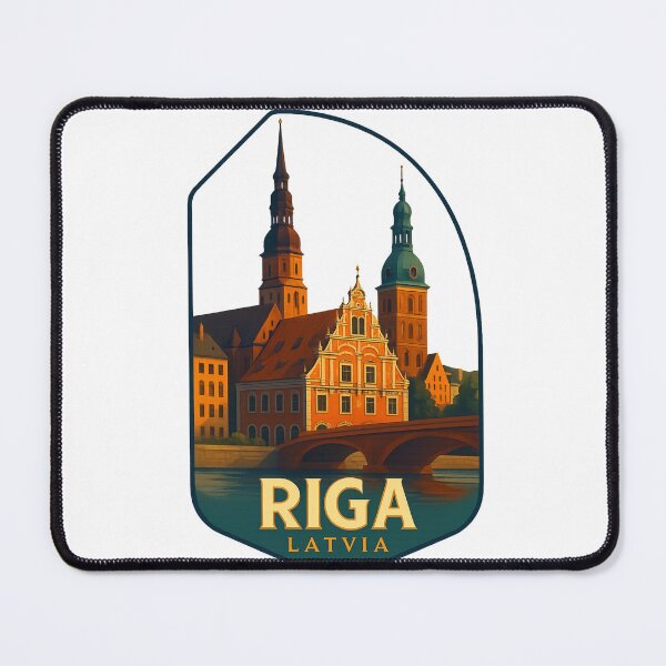 Item preview, Riga Latvia – House of the Blackheads and Dome Cathedral designed and sold by Aryabek.