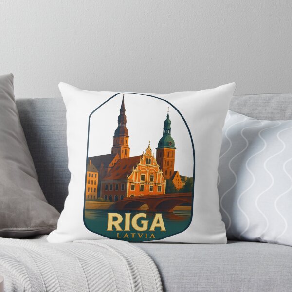 Item preview,  Riga Latvia – House of the Blackheads and Dome Cathedral designed and sold by Aryabek.