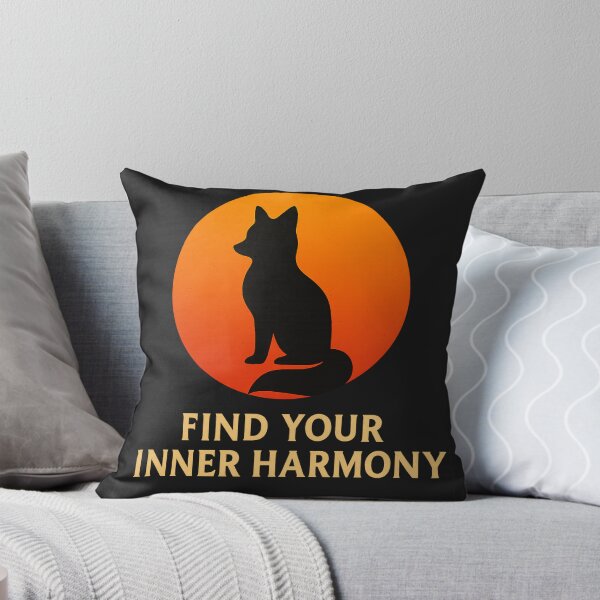 Item preview, Find Your Inner Harmony – Fox Silhouette Sunset designed and sold by JM Language Service.