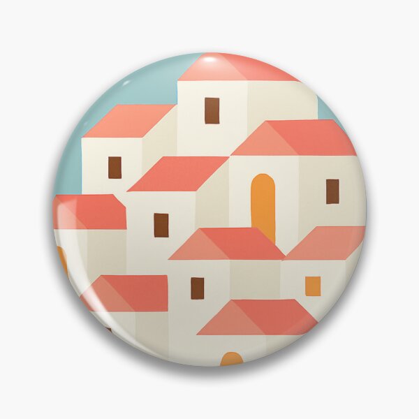 Item preview, Blue Andalusian village designed and sold by Aloloco.