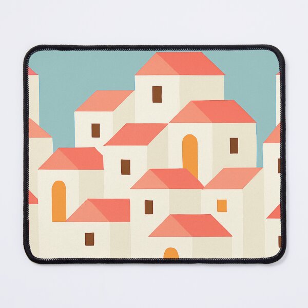 Item preview, Blue Andalusian village designed and sold by Aloloco.