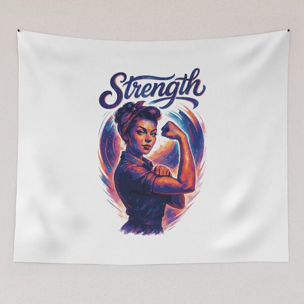 Item preview, Strength, strong woman, rockabilly, women's power, gift designed and sold by Pineapple-Tree.