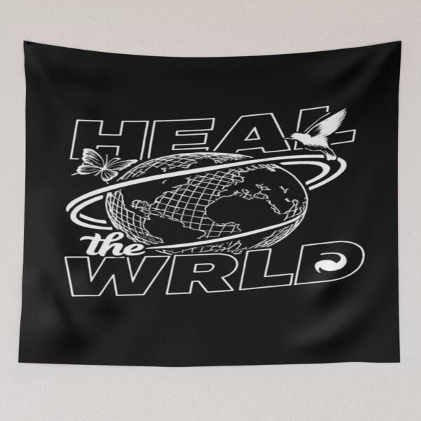 Item preview, Heal the World Earth Design – Peace, Nature & Unity Illustration for Eco Lovers designed and sold by Bright Nest Studio.