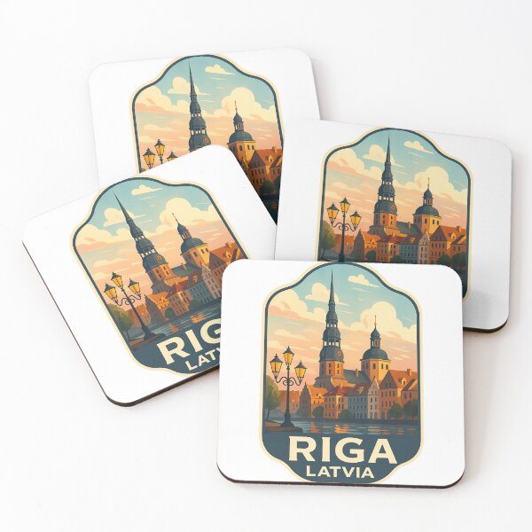 Item preview,  Riga Latvia – Spires of Old Riga by the Water designed and sold by Aryabek.
