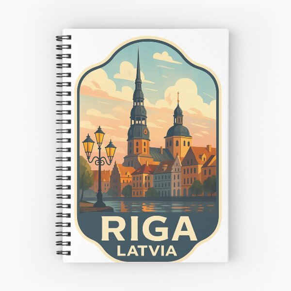 Item preview,  Riga Latvia – Spires of Old Riga by the Water designed and sold by Aryabek.