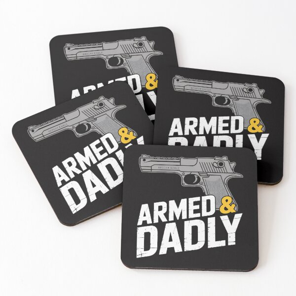 Item preview, Armed And Dadly Desert Eagle Pistol Army Dad designed and sold by CareTopping.