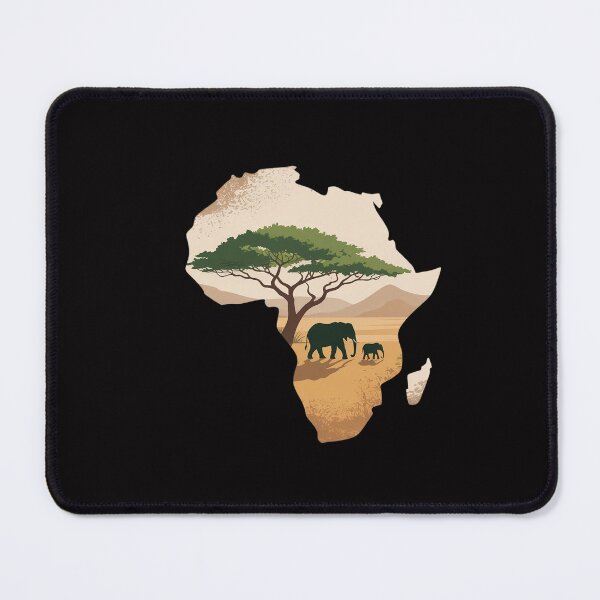 Item preview, African Savannah Safari Wild Animals Africa Map designed and sold by CareTopping.