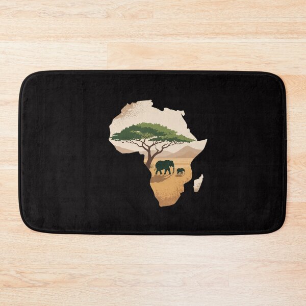 Item preview, African Savannah Safari Wild Animals Africa Map designed and sold by CareTopping.