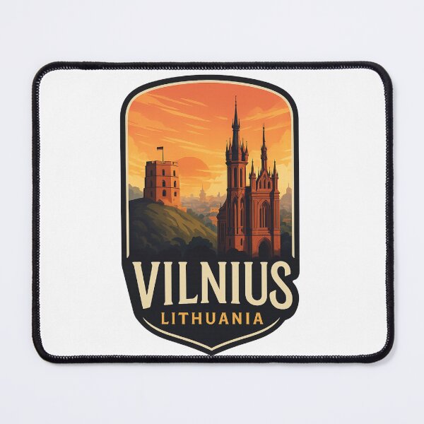 Item preview, Vilnius Lithuania – St. Anne’s Church and Gediminas’ Tower designed and sold by Aryabek.