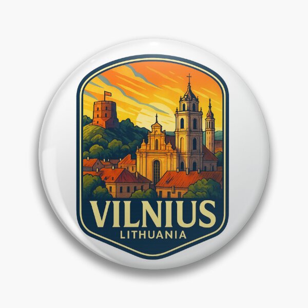 Item preview,  Vilnius Lithuania – Cathedral and Gediminas’ Tower at Sunset designed and sold by Aryabek.