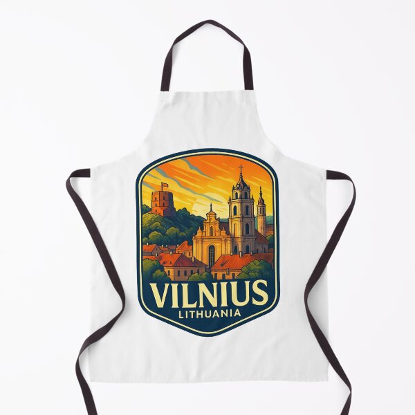 Item preview, Vilnius Lithuania – Cathedral and Gediminas’ Tower at Sunset designed and sold by Aryabek.