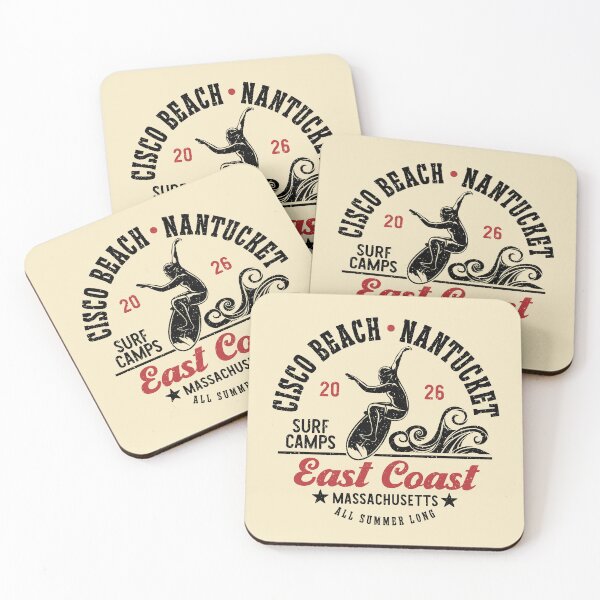 Item preview, Surfing Cisco Beach Nantucket Surf Camp East Coast Massachusetts designed and sold by eclecTEEq.