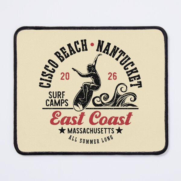 Item preview, Surfing Cisco Beach Nantucket Surf Camp East Coast Massachusetts designed and sold by eclecTEEq.