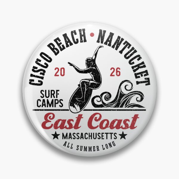 Item preview, Surfing Cisco Beach Nantucket Surf Camp East Coast Massachusetts designed and sold by eclecTEEq.