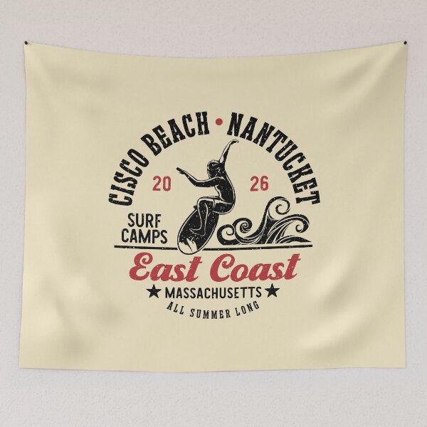 Item preview, Surfing Cisco Beach Nantucket Surf Camp East Coast Massachusetts designed and sold by eclecTEEq.