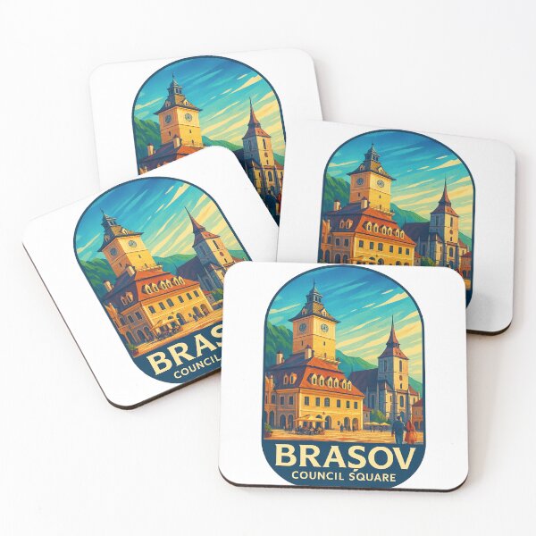 Item preview,  Brașov Council Square – Piața Sfatului and Black Church designed and sold by Aryabek.