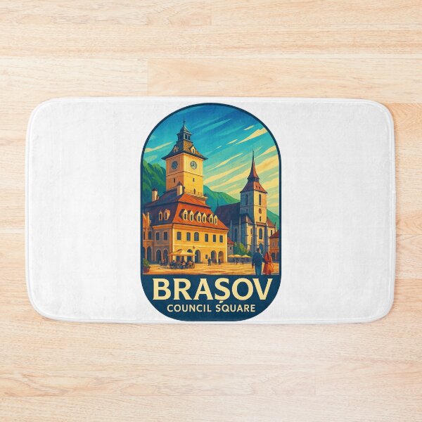 Item preview,  Brașov Council Square – Piața Sfatului and Black Church designed and sold by Aryabek.