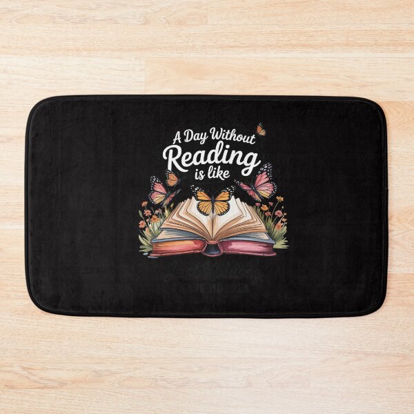 Item preview, A day without reading is like.. funny bookworm designed and sold by CareTopping.