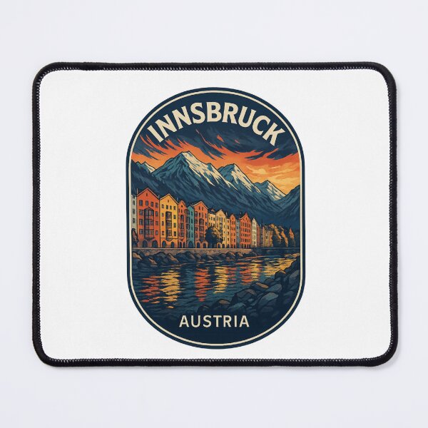 Item preview, Innsbruck Austria – Inn River and Nordkette Mountains designed and sold by Aryabek.