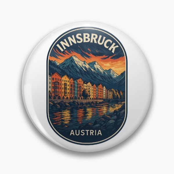 Item preview,  Innsbruck Austria – Inn River and Nordkette Mountains designed and sold by Aryabek.
