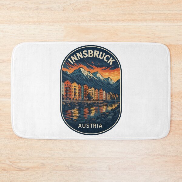 Item preview,  Innsbruck Austria – Inn River and Nordkette Mountains designed and sold by Aryabek.