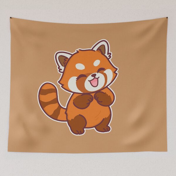 Item preview, Cute Happy Red Panda designed and sold by BGMeYou.