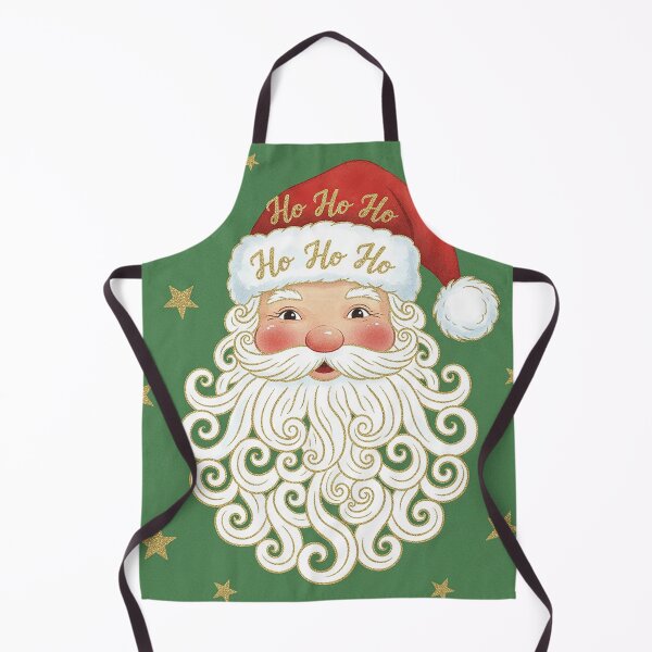 Item preview, Artistic Ho Ho Ho Santa with Swirling Gold Beard designed and sold by zzz888.