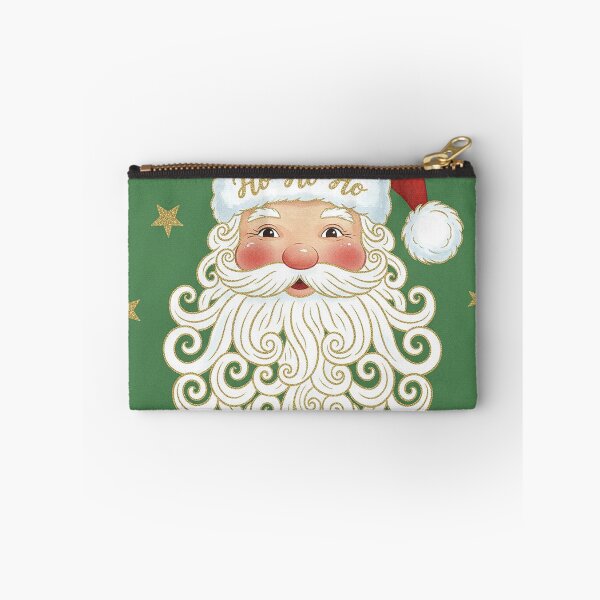 Item preview, Artistic Ho Ho Ho Santa with Swirling Gold Beard designed and sold by zzz888.