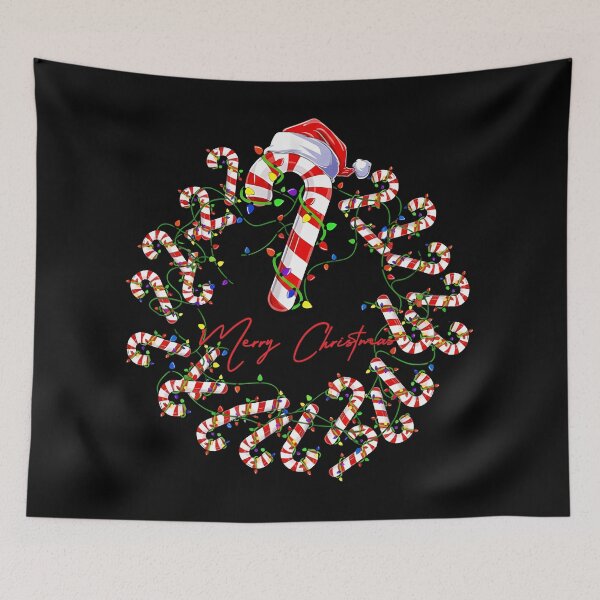 Item preview, Red and White Candy Cane Santa Christmas Funny Xmas Lights designed and sold by KristenosNehk.