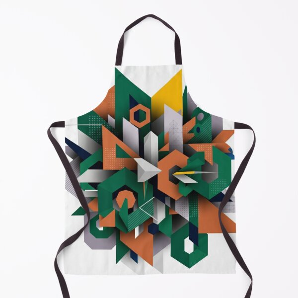 Item preview, Abstract geometry Green Brown designed and sold by INFINITYBOY.